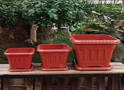 خرید گلدان پلاستکی گلپونه + قیمت فروش استثنایی
